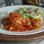 Rezept für Huhn in Erdnussauce