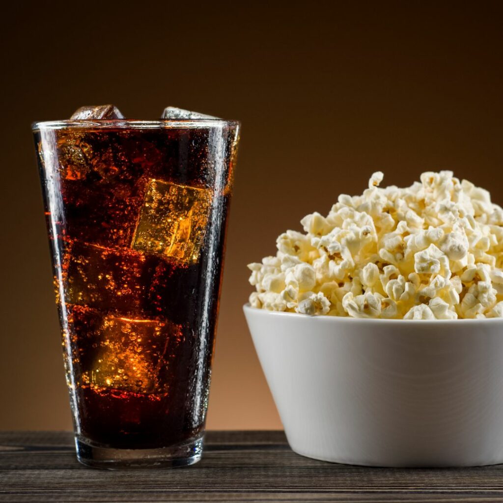 Homemade Vanilla Coke USA kulinarisch