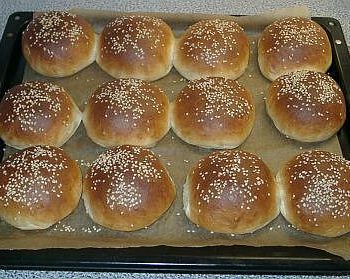 USA-Rezept für einfache Hamburger Buns