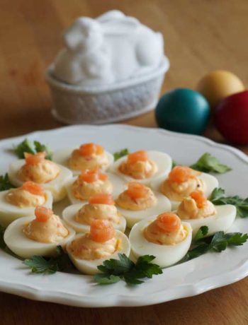 Deviled Eggs with Salmon