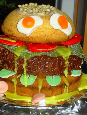 Rezept für Burger Cake