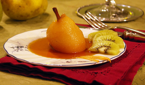 Maple Sauced Pears (Birnen mit Ahornsirup) - USA kulinarisch