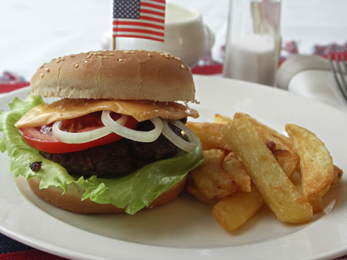 Rezept für selbst gemachte Cheeseburger