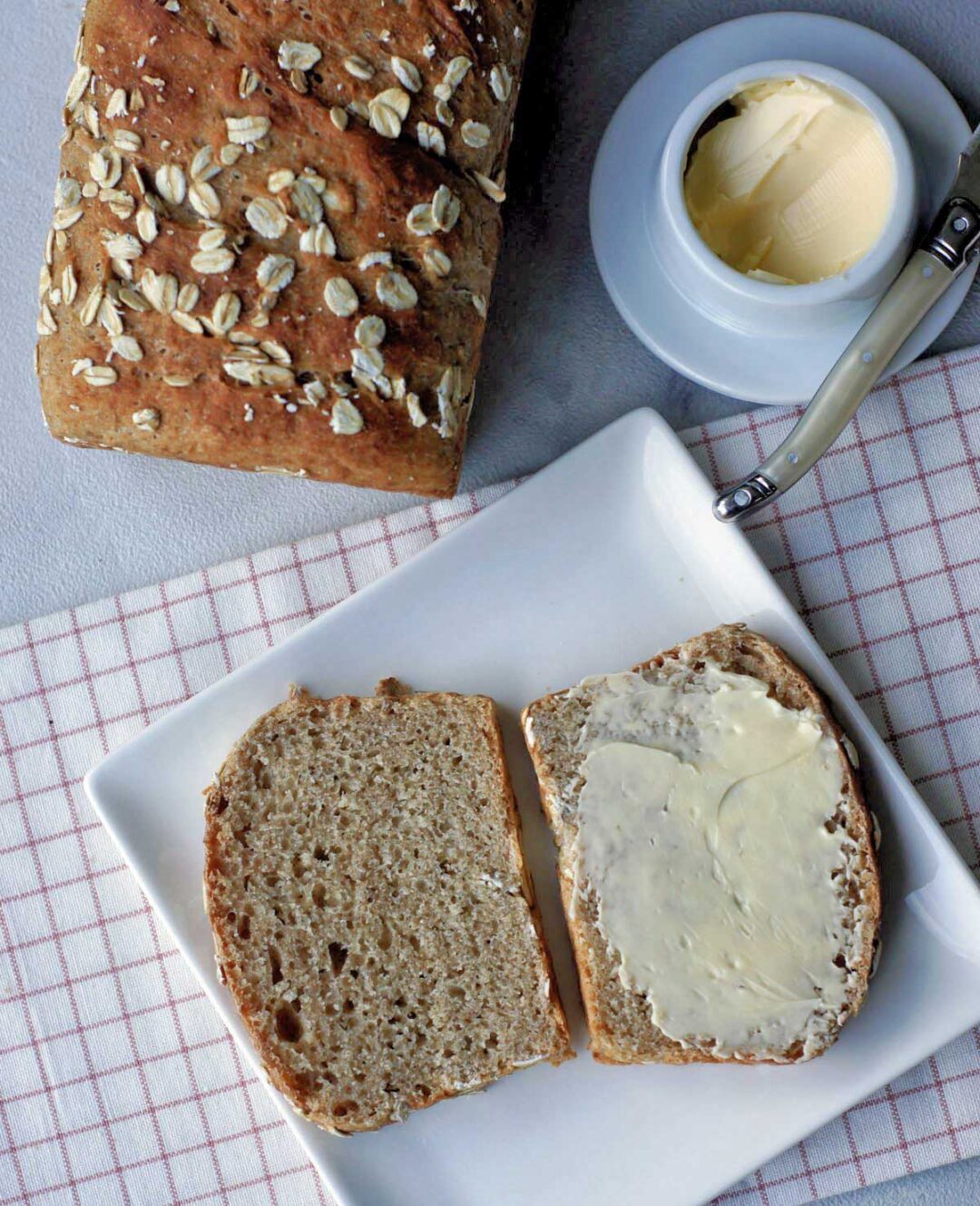 Einfaches Rezept für Vermont Oatmeal Bread