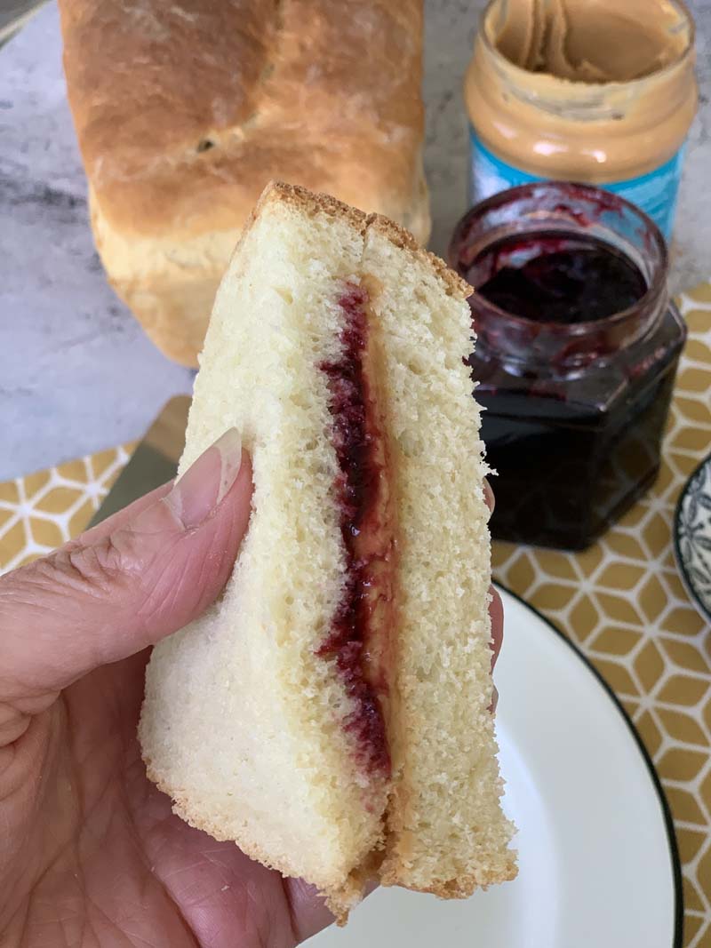 Peanut Butter Jelly Sandwich (mit Erdnussbutter) | USA kulinarisch