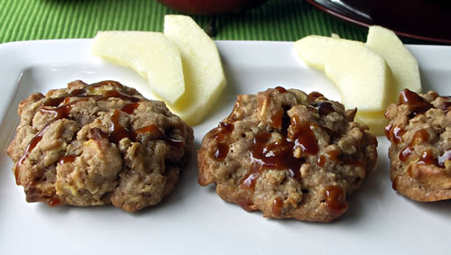 Caramel Apple Cookies - Kekse mit Apfel und Karamell