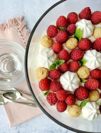 USA-Rezept für Himbeer-Trifle