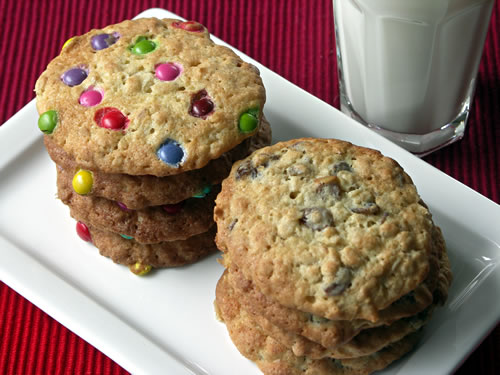 Oatmeal Raisin Cookies - Kekse mit Haferflocken und Rosinen