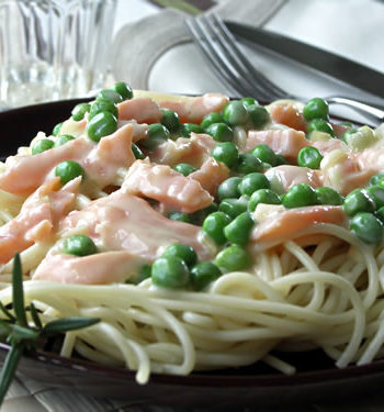 Pasta with Salmon- Lachsnudeln