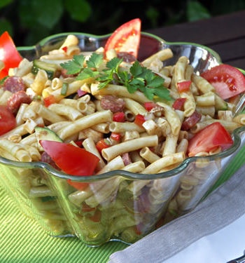 Rezept für Pastasalad Deli Style - Nudelsalat