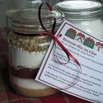 Brownie-Mix im Glas zum Verscenken