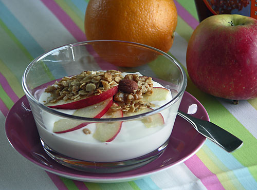 Granola Yogurt / Joghurt mit Knuspermüsli