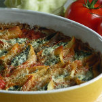 Jumbo Pasta Shells - gefüllte Muschelnudeln mit Spinat