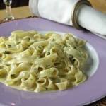 Rezept für Spaghetti Alfredo