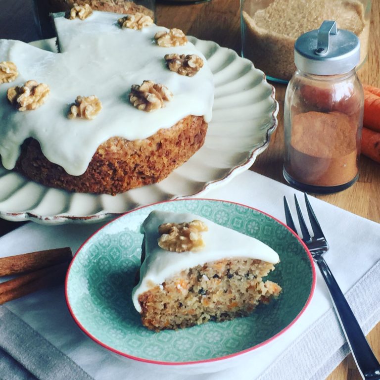 Rezept für Carrot Cake / Möhrenkuchen