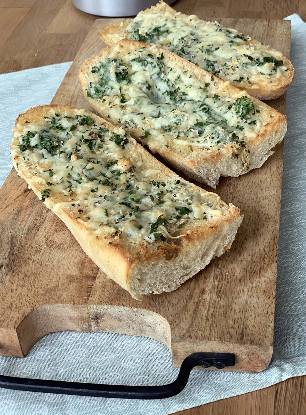 USA-Rezept für Garlic Bread wie bei Pizza Hut