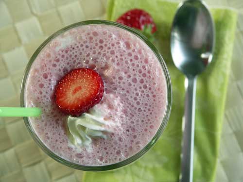 Erdbeer-Shake (kalorienarm)