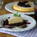 Deli-style Cheesecake mit Blaubeeren