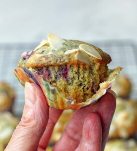 Cherry Almond Muffins (Kirsch-Mandel-Muffins)