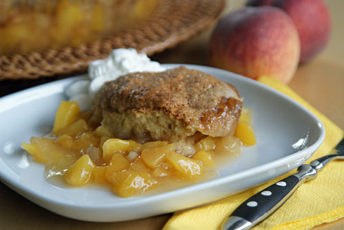 Peach Cobbler (Pfirsich-Auflauf) | USA kulinarisch