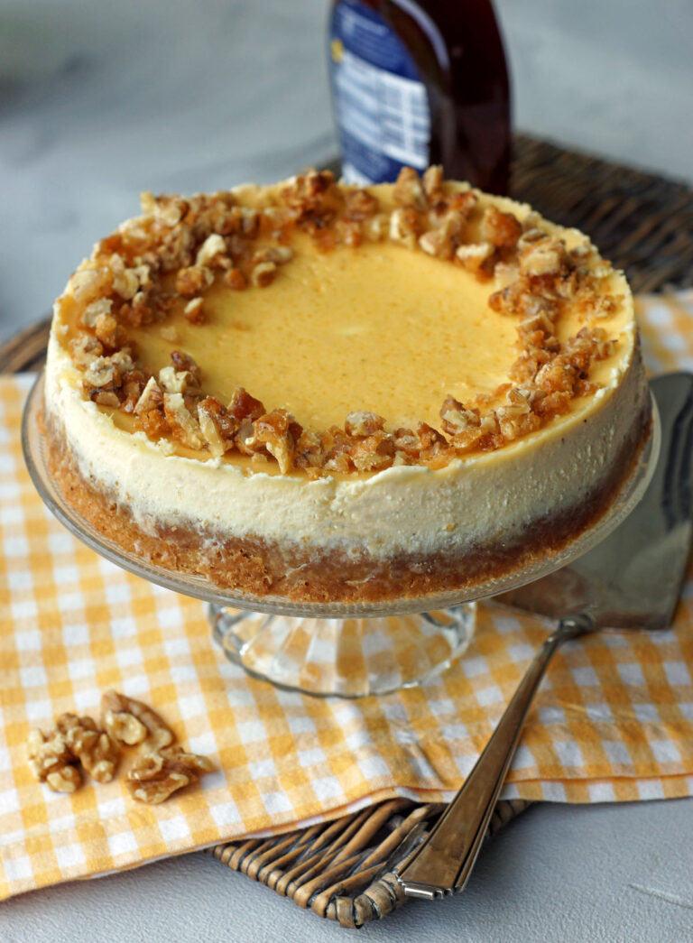 USA Rezept für Maple Walnut Cheesecake