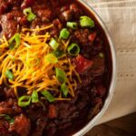 USA-rezept für Texas Chili mit Fleischstücken und Bohnen