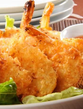 Fried Shrimps - fritierte Garnelen