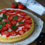 Cheesecake mit Erdbeeren