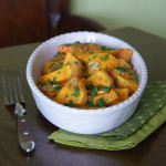 Geröstete Kürbisspalten