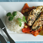 Chicken with Chickpeas / Huhn mit Kichererbsen