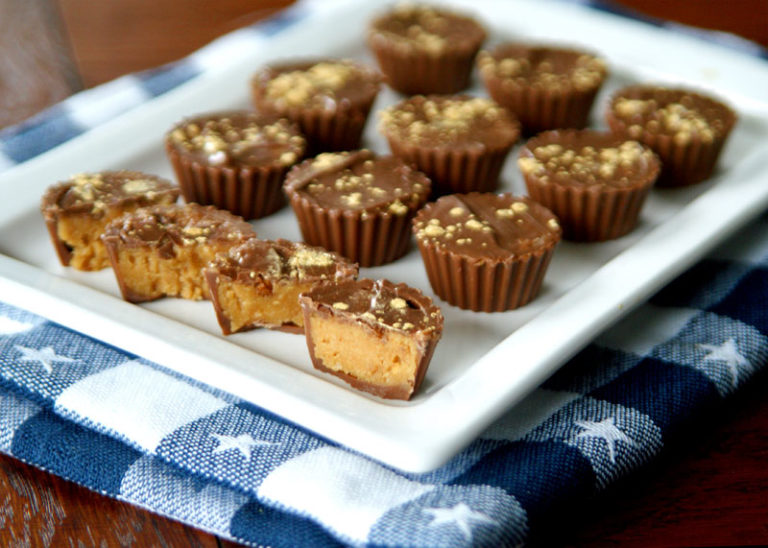 Peanut Butter Cups homemade - wie die von Reeses | USA kulinarisch