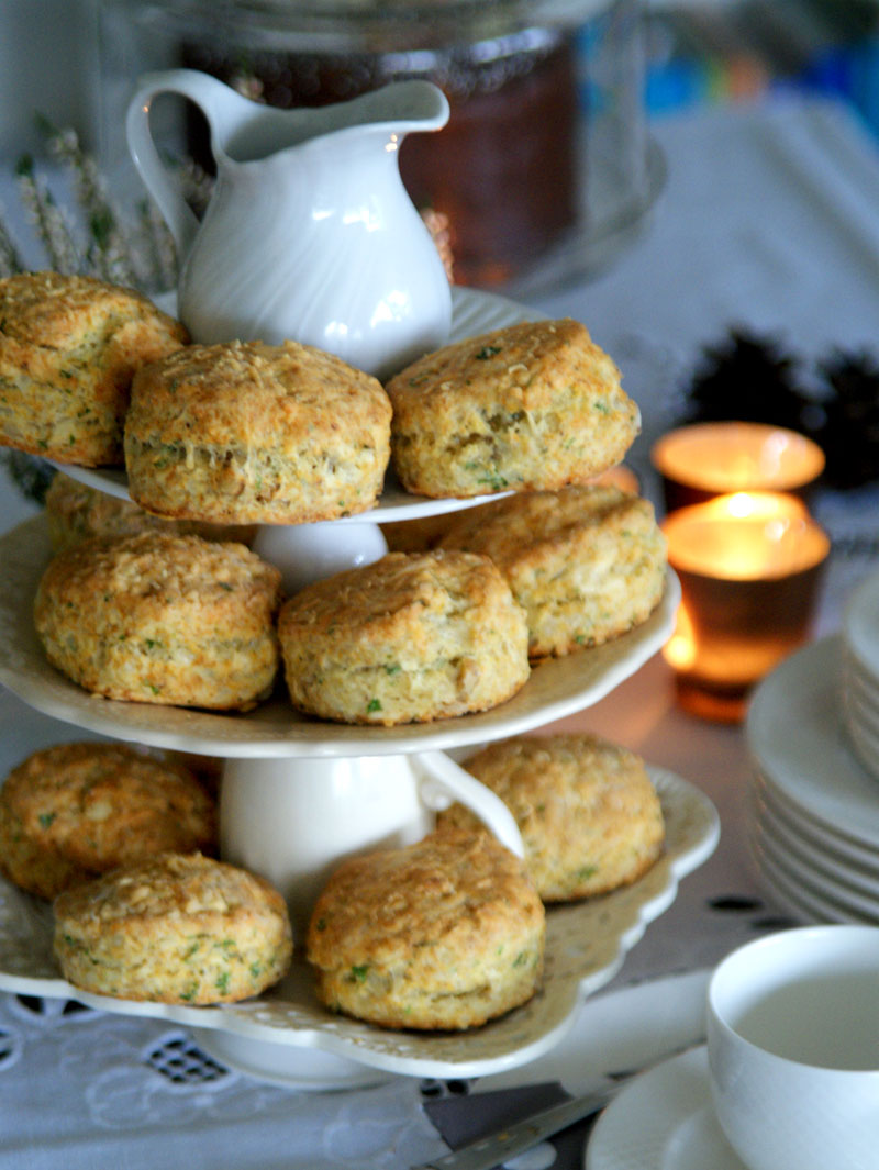 Käse-Nuss-Scones