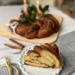 Gebackener Adventskranz - Zimtschnecke