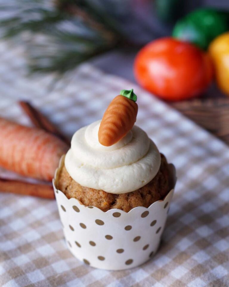 USA-Rezept für Carrot Cupcakes mit Cream Cheese Frosting