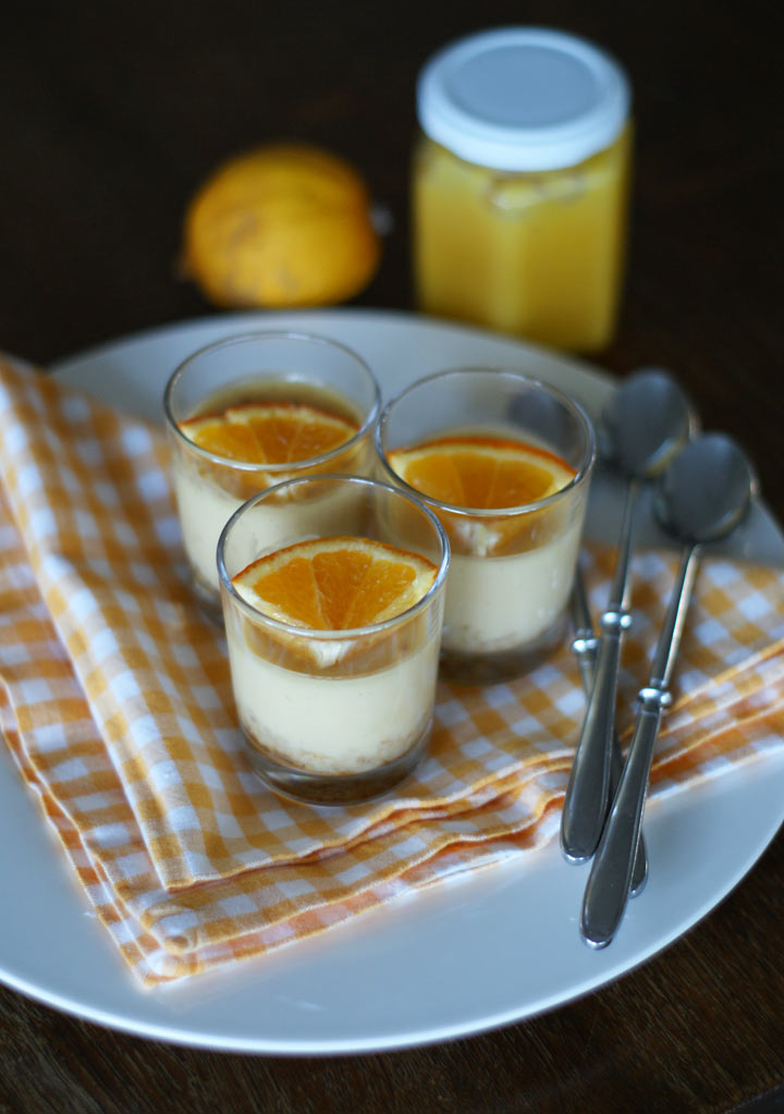 Orange Cream Pies in a Glass (Orangencreme-Dessert)
