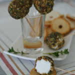 Bacon Goat Cheese Pops