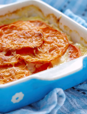 Sweetpotato au gratin