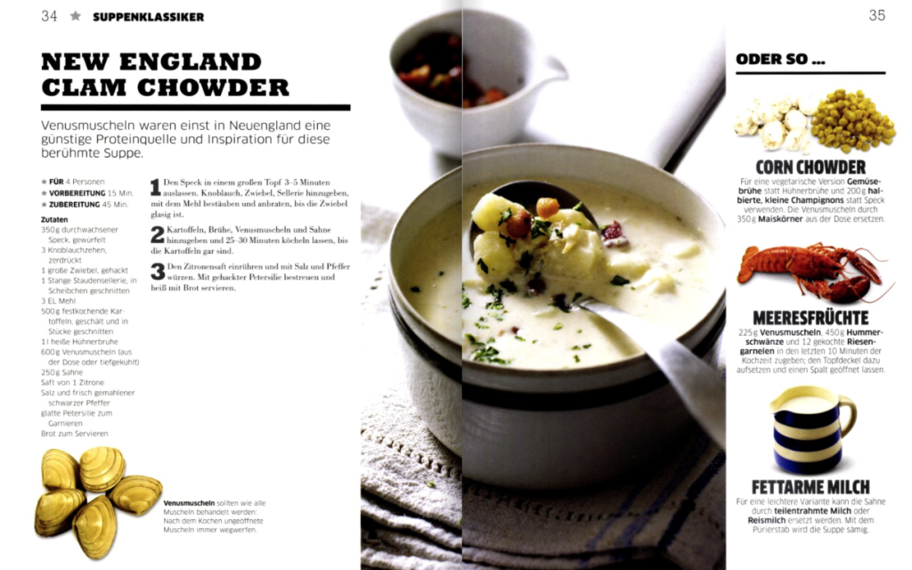 Clam Chowder aus "Amerika"