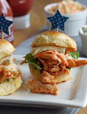 Buffalo Chicken Slider - Mini-Chicken-Burger