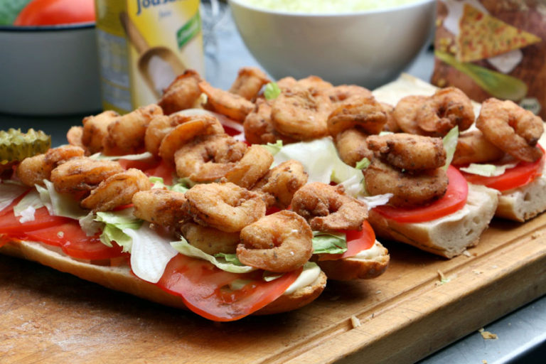 Shrimp Po’Boys (Sandwiches mit Shrimps)