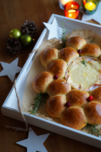 SCCC-Türchen 11: Briochekranz mit Käse und Cranberries