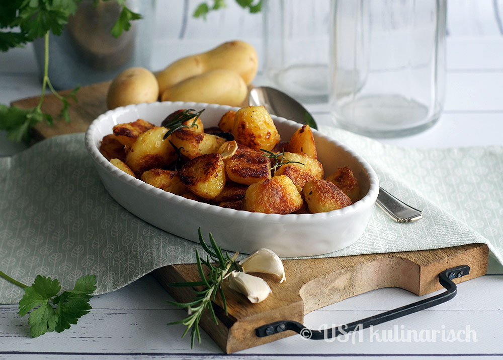 Die ultimativen Röstkartoffeln - mit ganz wenig Fett