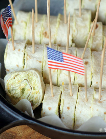 Avocado and Bacon Pinwheels