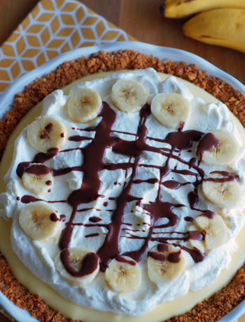 Rezept für Banana Pudding Cream Pie /Bananenkuchen