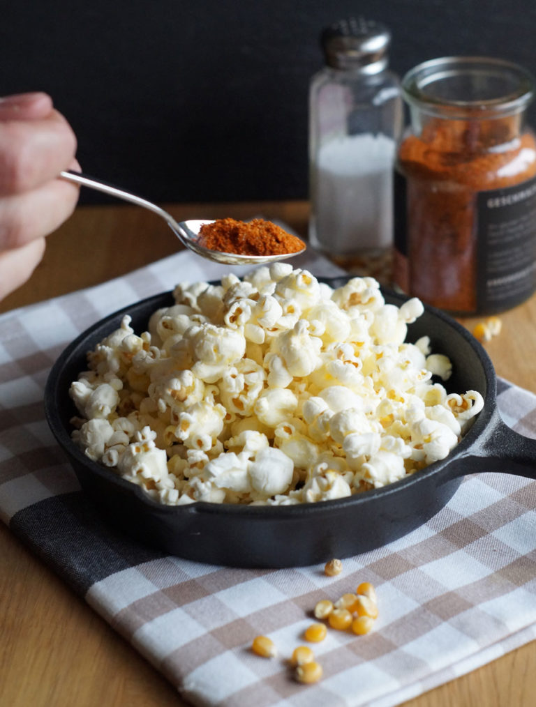 Popcorn mit Gewürz