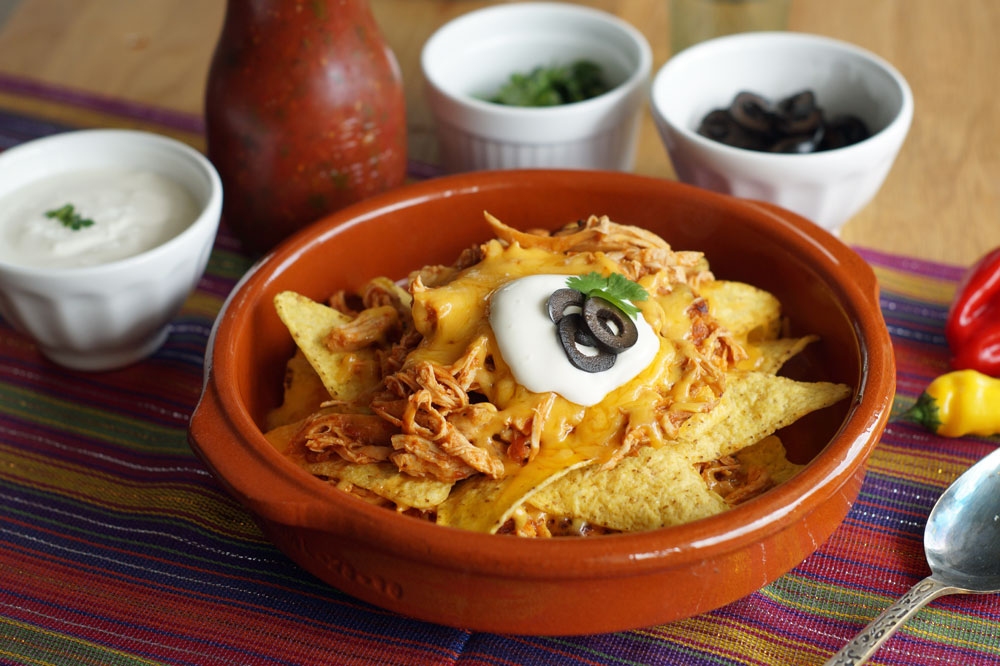 Chicken Nachos - Nachos mit Huhn