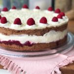 Raspberry Naked Cake