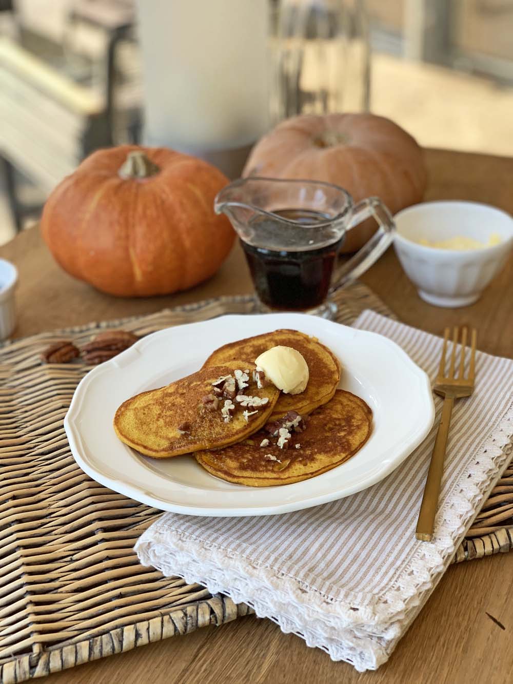 Rezept für Pumpkin Pancakes - Kürbispfannkuchen