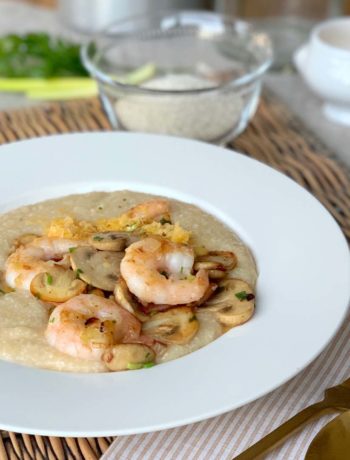 Aus den USA Südstaaten: Shrimp und Grits