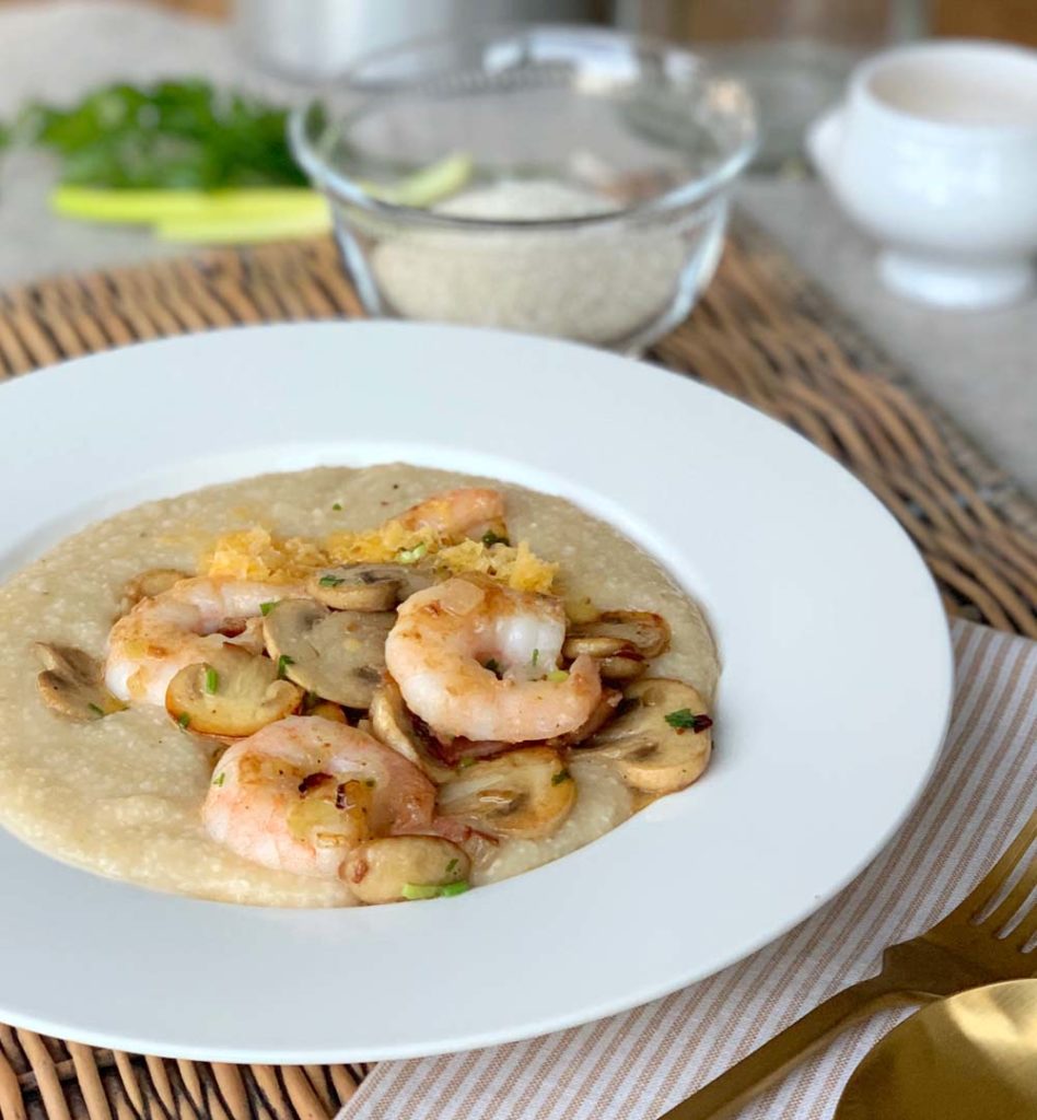 Shrimp and Grits (Polenta mit Garnelen) | USA kulinarisch
